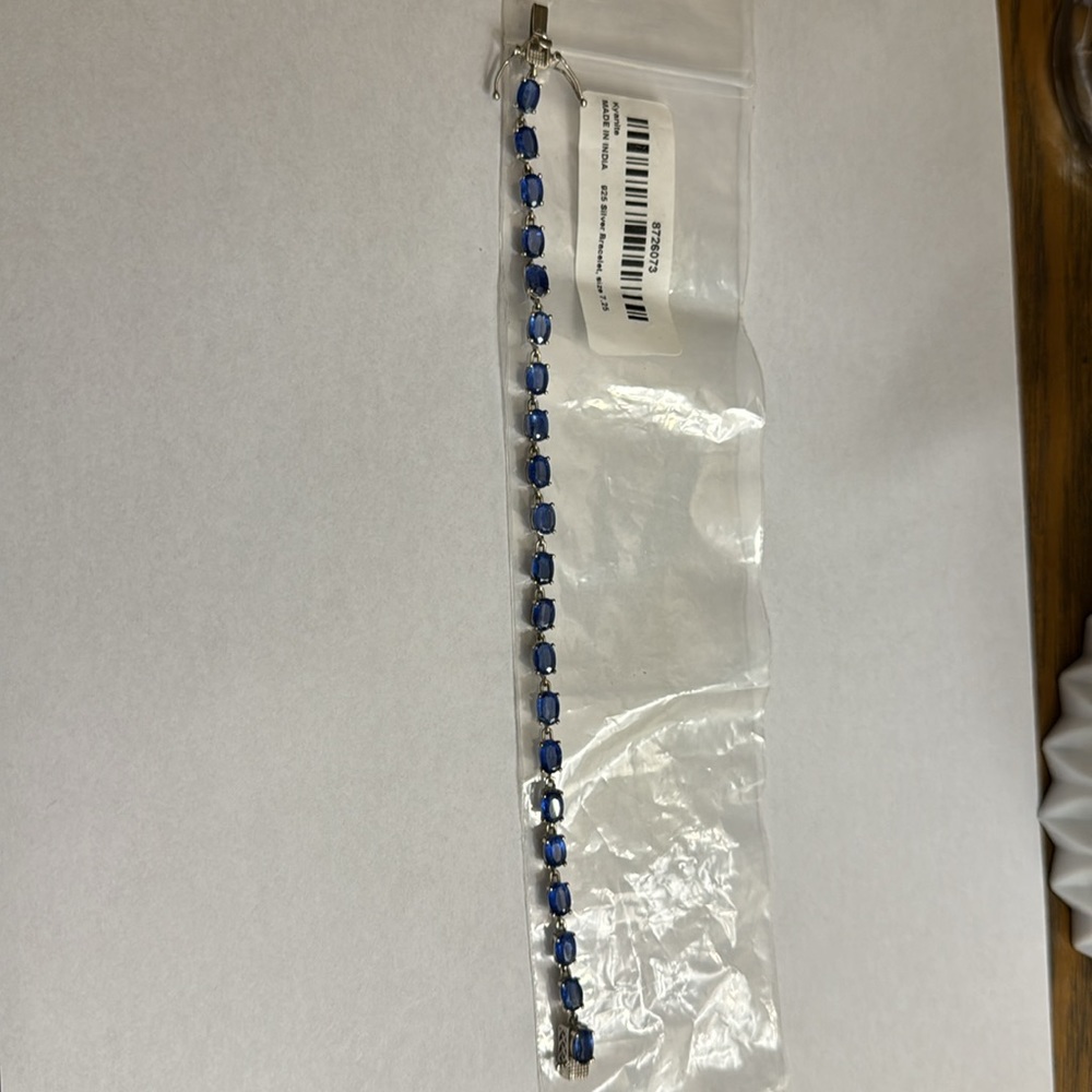 KYANITE BRACELET (HIMALAYAN), SIZE 7.25” LONG - Picture 6 of 13